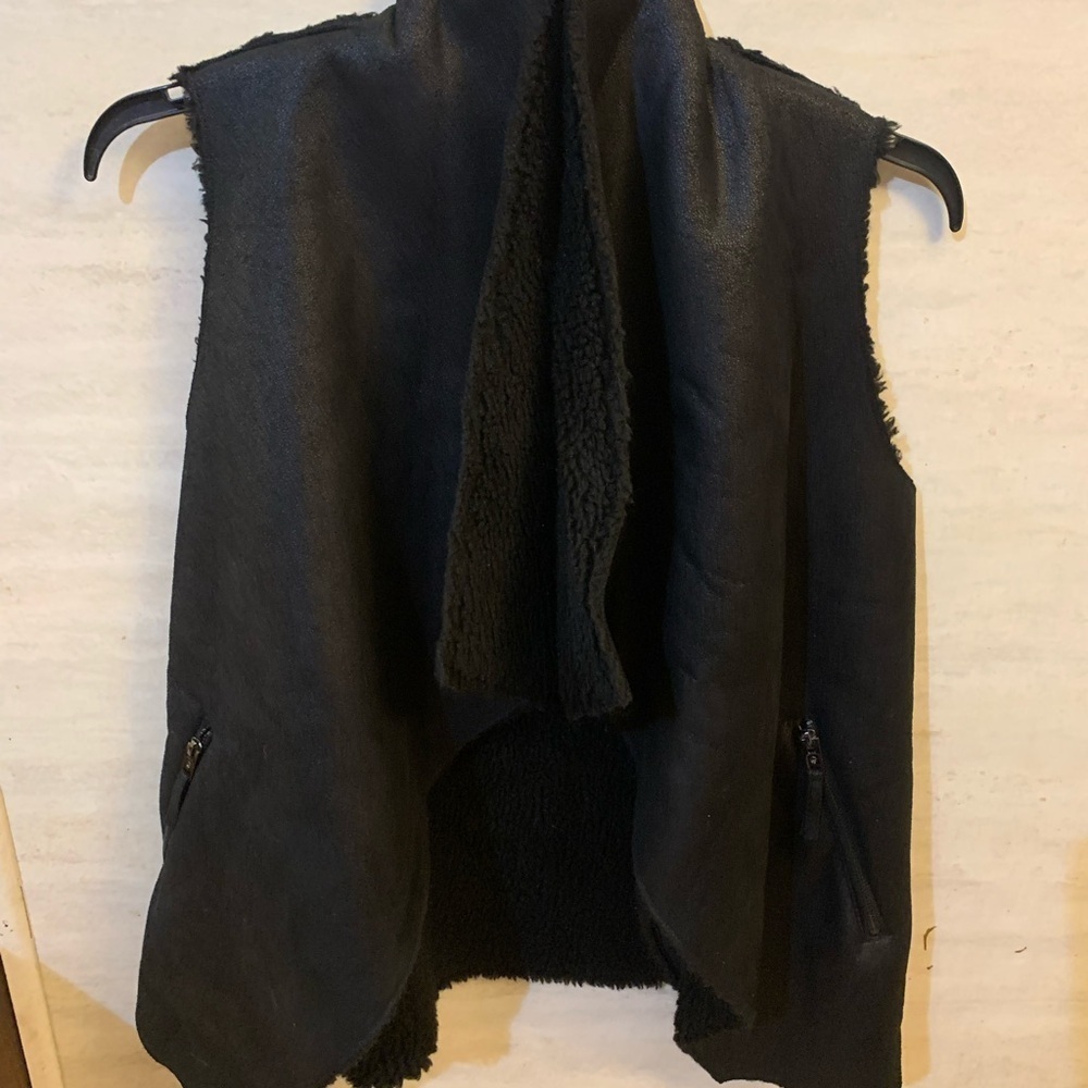 Michael Kors Black Vest Elegant Outerwear